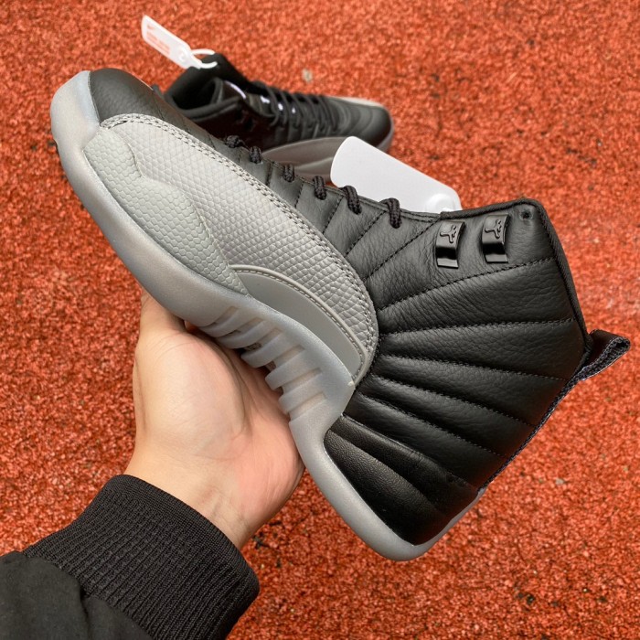 Air Jordan 12 Black Wolf Grey