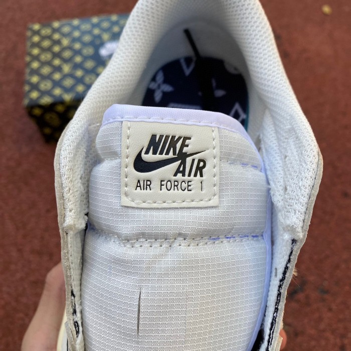 Air Jordan 1 Low x LV Grey Black Off White