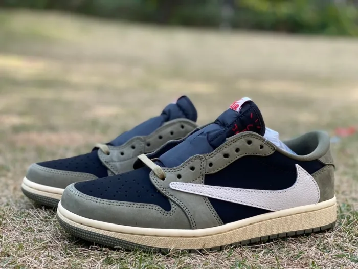 Travis Scott x Air Jordan 1 Low OG Black Olive