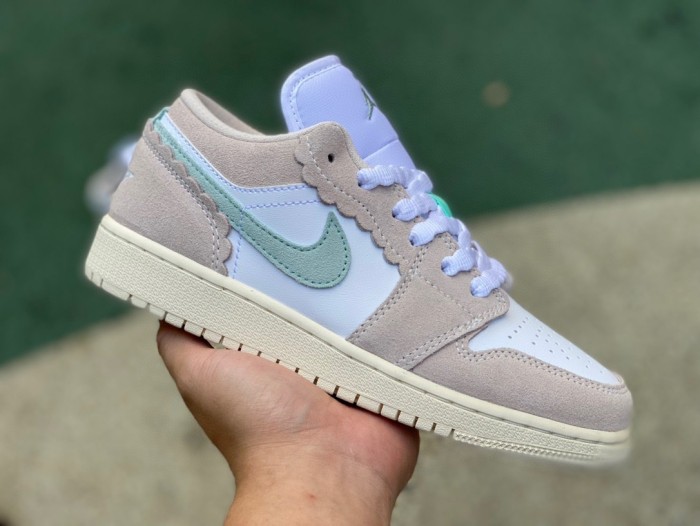 Air Jordan 1 Low SE Scalloped Edge Guava Ice GS