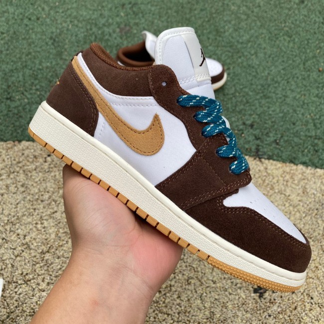 Air Jordan 1 Low SE Cacao Wow GS