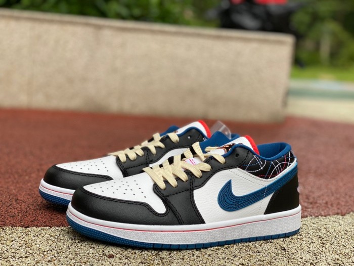Air Jordan 1 Low SE 'Industrial Blue Sashiko'