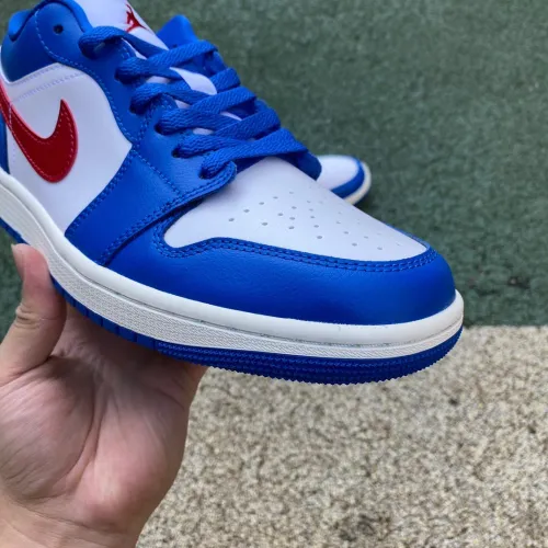Air Jordan 1 Low Sport Blue Gym Red 