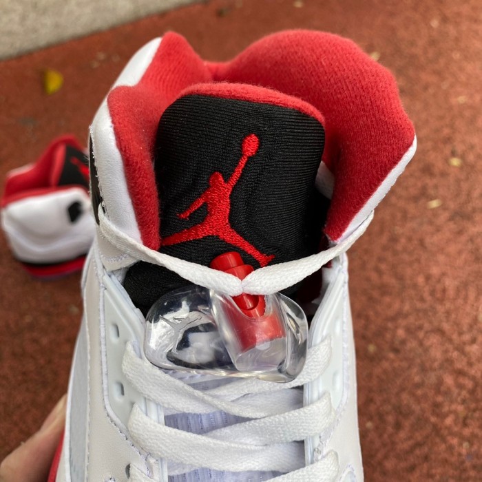 Air Jordan 5 Retro Fire Red Black Tongue (2013)