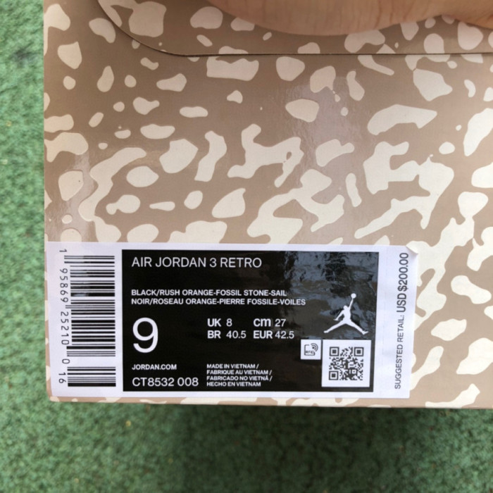 Jordan 3 Retro Desert Elephant