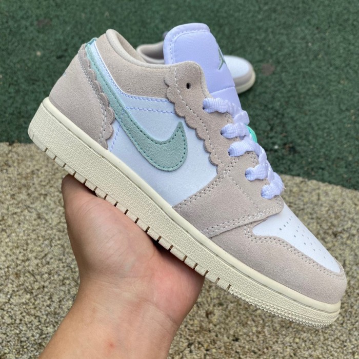 Air Jordan 1 Low SE Scalloped Edge Guava Ice GS