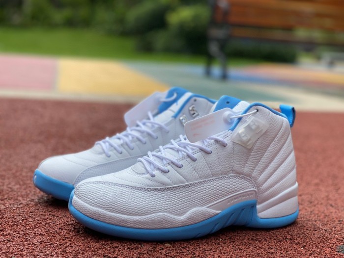 Air Jordan 12 Retro White University Blue