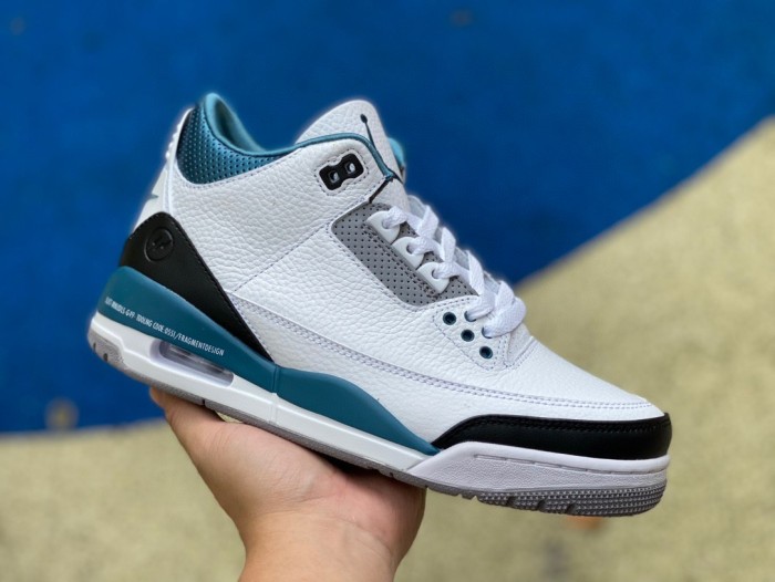 Air Jordan 3 Retro white blue black