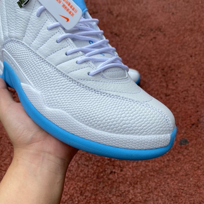 Air Jordan 12 Retro White University Blue