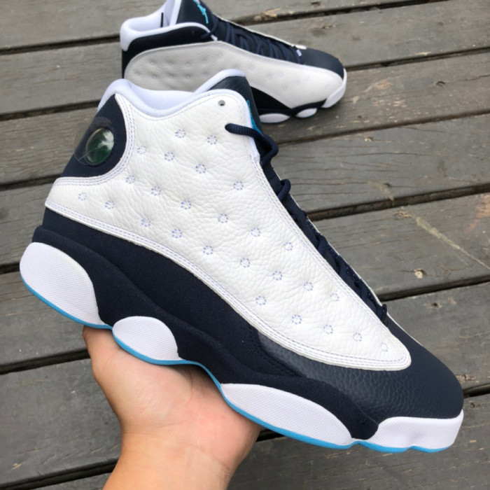 Jordan 13 Retro Obsidian Powder Blue White