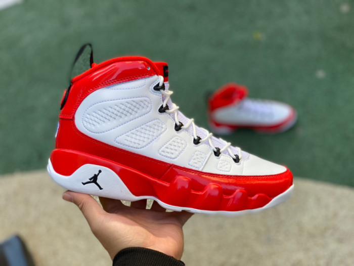 Air Jordan 9 Retro White Gym Red