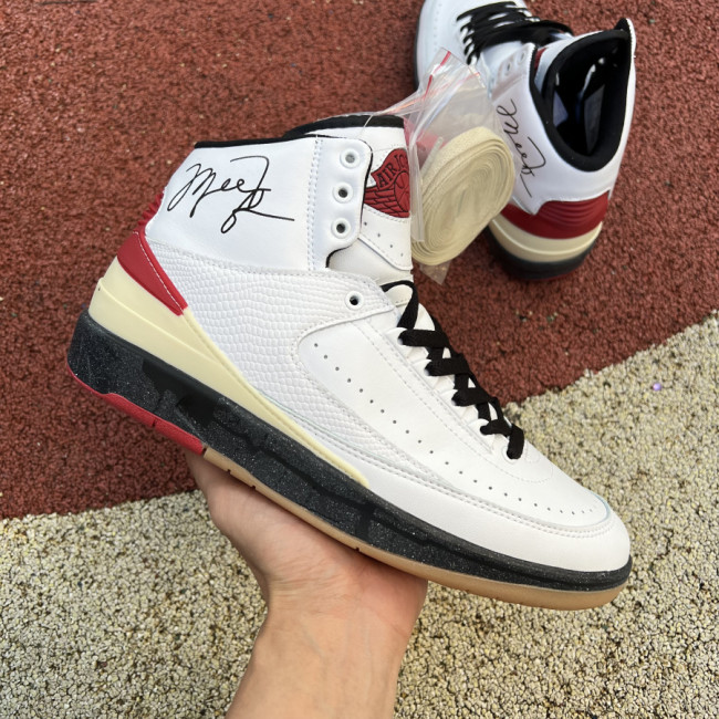 Air Jordan 2 Retro High SP Off-White White Red