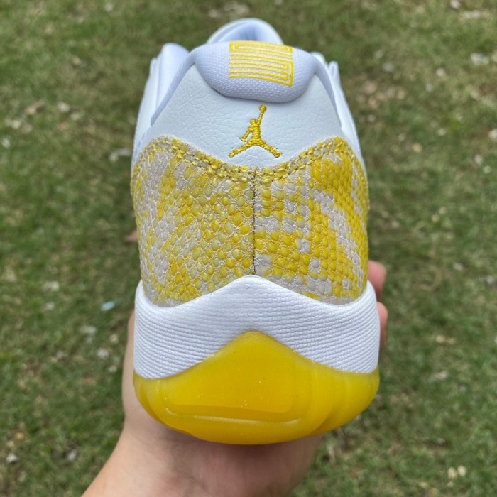 Air Jordan 11 Retro Low Yellow Snakeskin