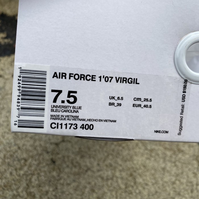 OFF-WHITE x Nike Air Force 1