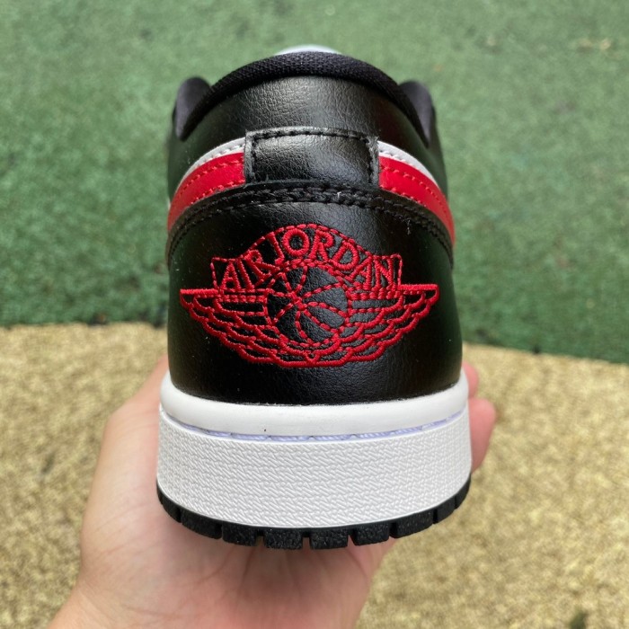 Air Jordan 1 Low Wolf Grey Gym Red