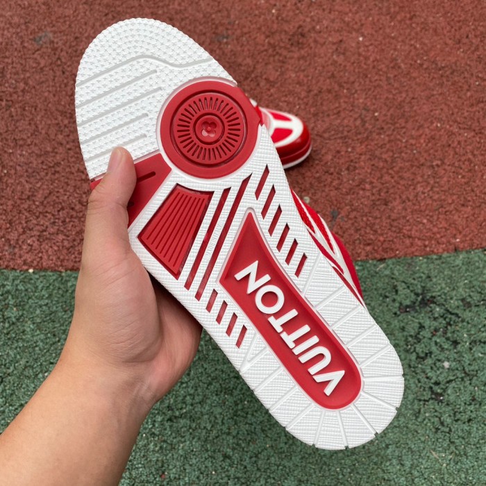 Louis Vuitton LV Skate Sneaker Red White