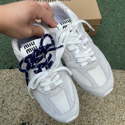 New Balance X Miu Miu 530 SL suede and mesh sneakers