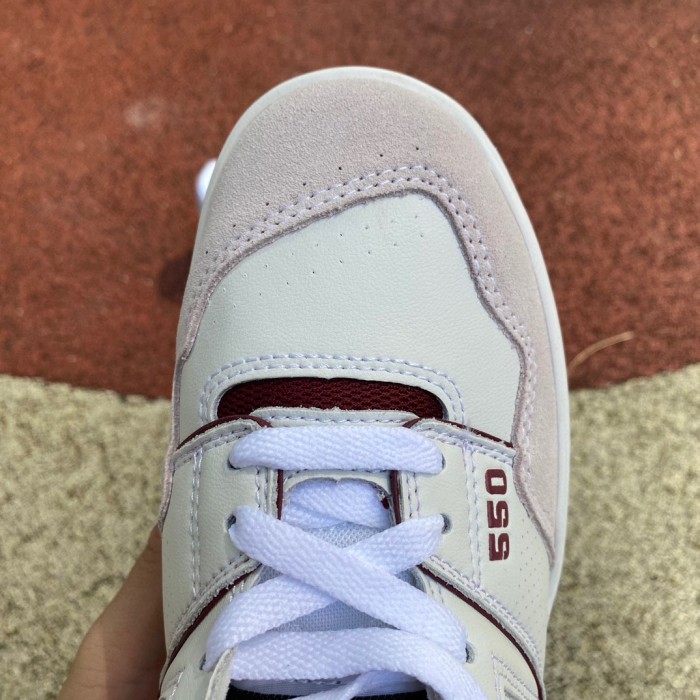 New Balance 550 Sea Salt Burgundy