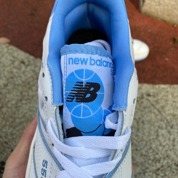New Balance 550 UNC White University Blue
