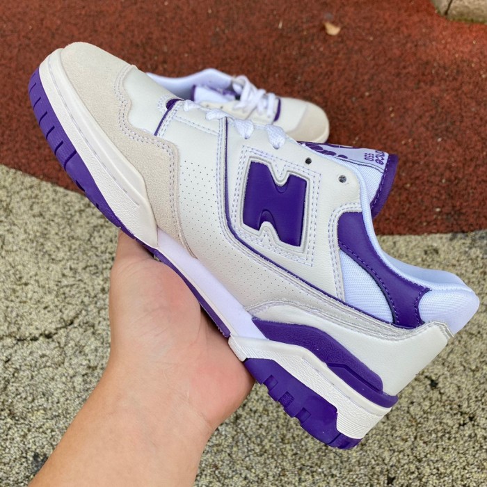 New Balance 550 White Purple