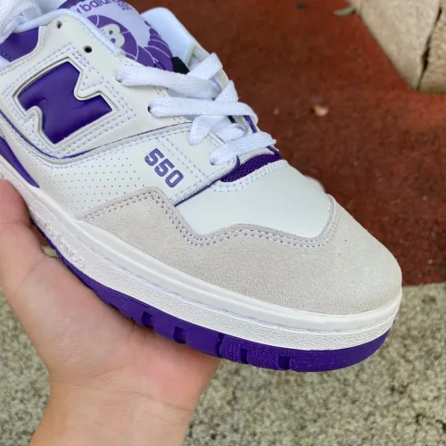 New Balance 550 White Purple