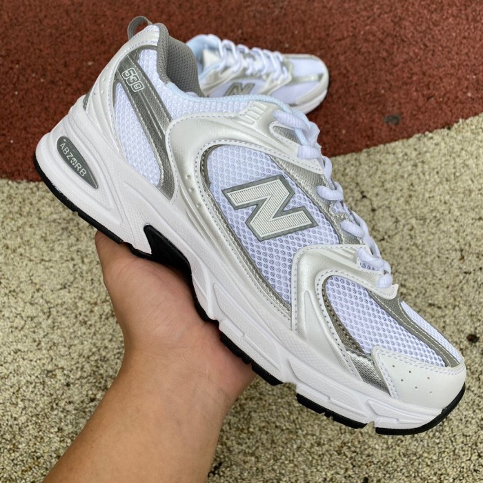 New Balance 530 White Silver Metallic