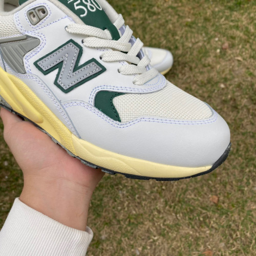 New Balance 580 White Nightwatch Green