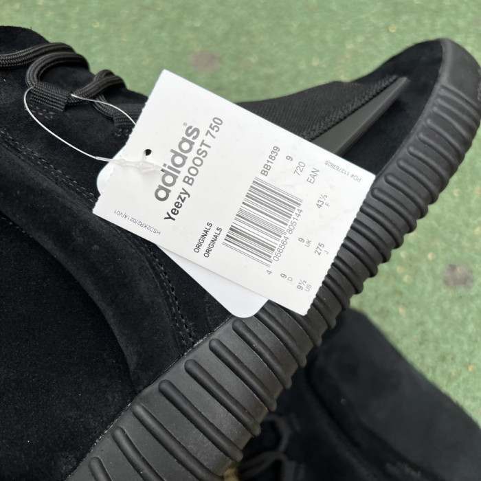 Authentic AD Yeezy 750 Boost Black Final Version