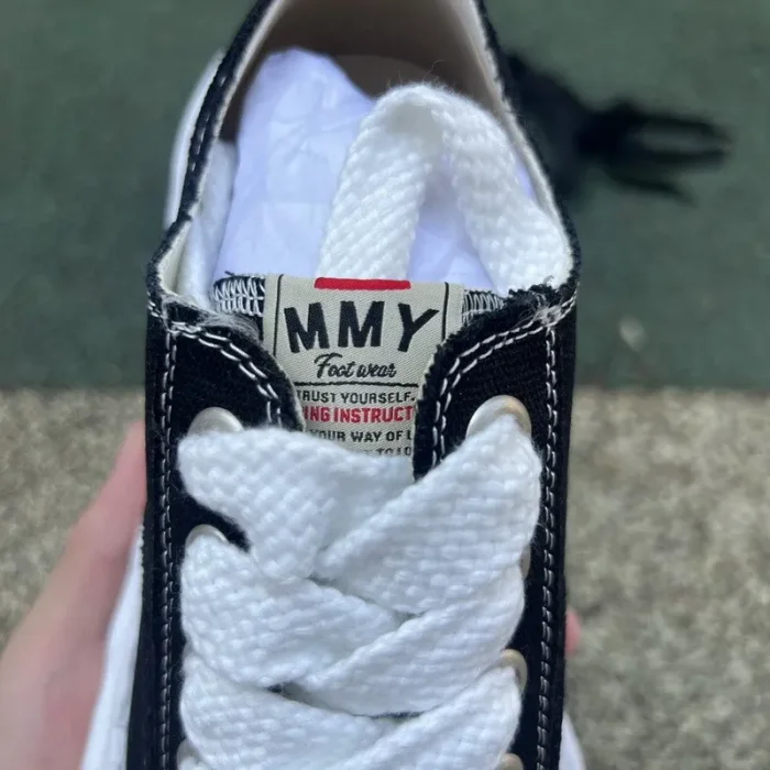 Maison Mihara Yasuhiro Hank OG Sole Canvas Low Black