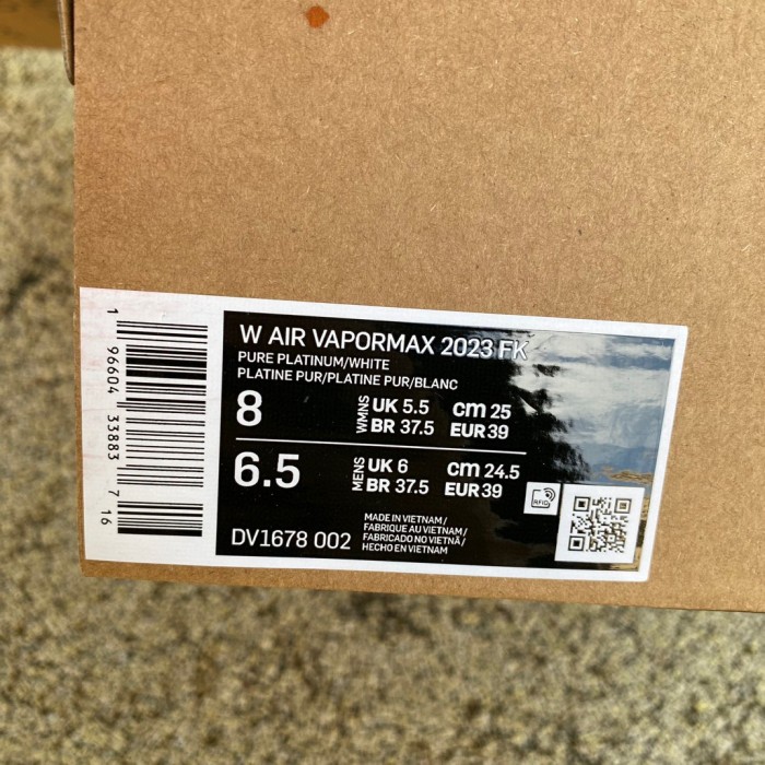 Air VaporMax 2023 Flyknit Pure Platinum