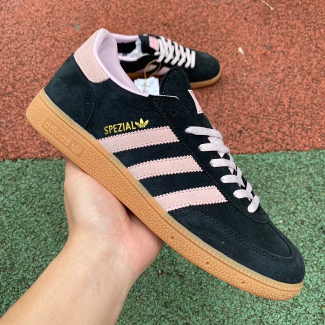 Adidas Handball Spezial Suede Shoes 'Black/Pink'