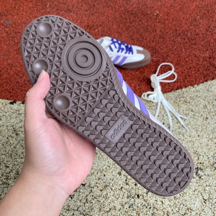 Adidas Samba OG Off White Core Purple Green Brown