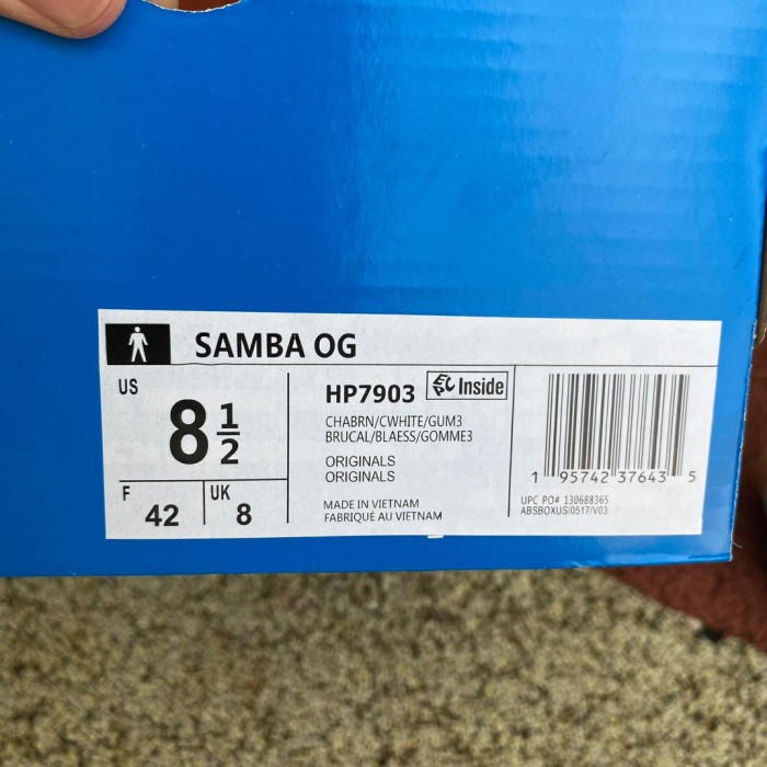 Adidas Samba OG Chalky Brown Gum