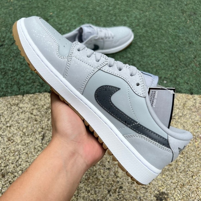 Air Jordan 1 Retro Low Golf Wolf Grey Gum