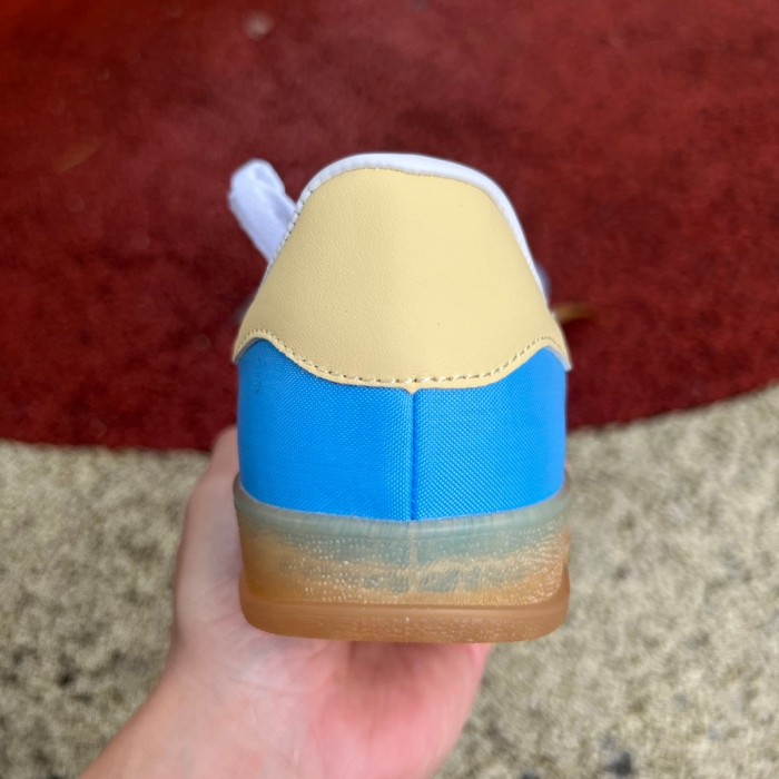Adidas Gazelle Indoor Semi Blue Burst Almost Yellow
