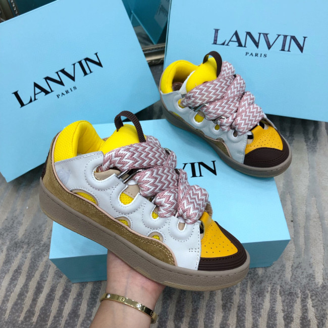 Lanvin Leather Curb Shoes