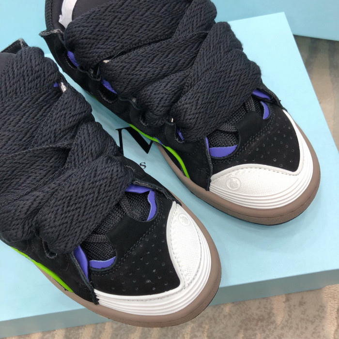 Lanvin Leather Curb Shoes