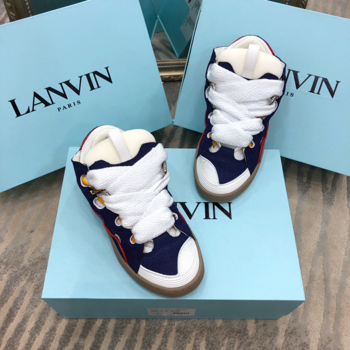 Lanvin Leather Curb Shoes