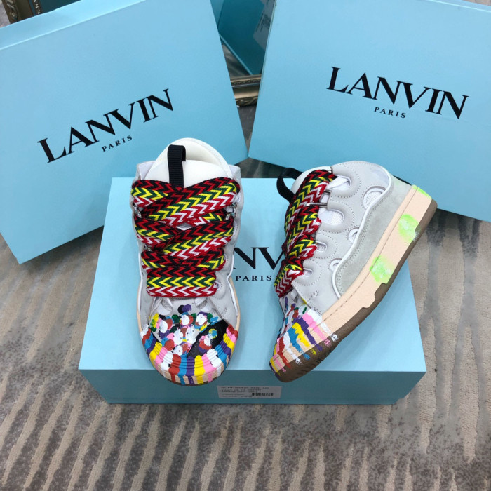 Lanvin Leather Curb Shoes