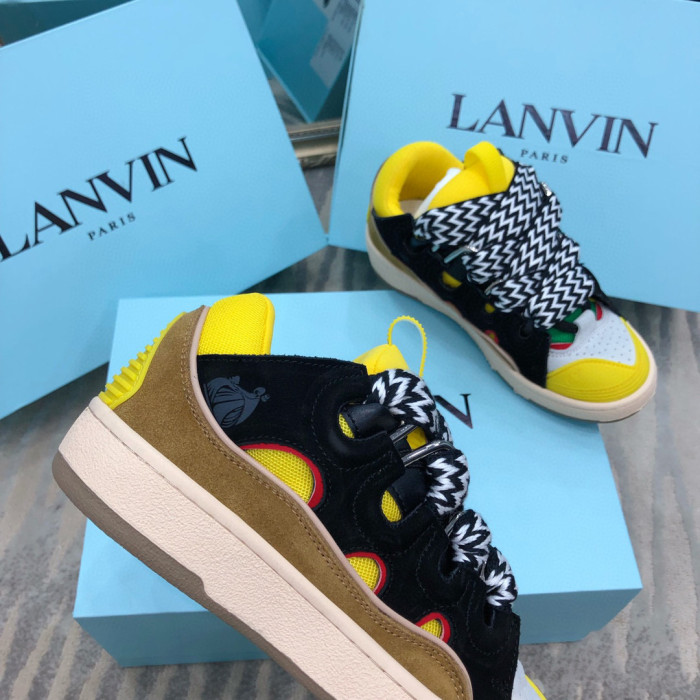 Lanvin Leather Curb Shoes