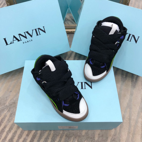Lanvin Leather Curb Shoes
