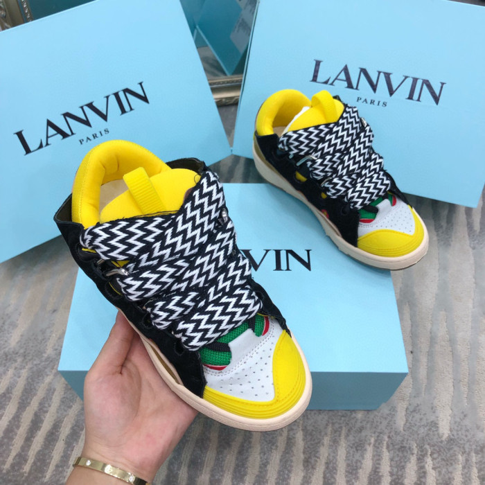 Lanvin Leather Curb Shoes