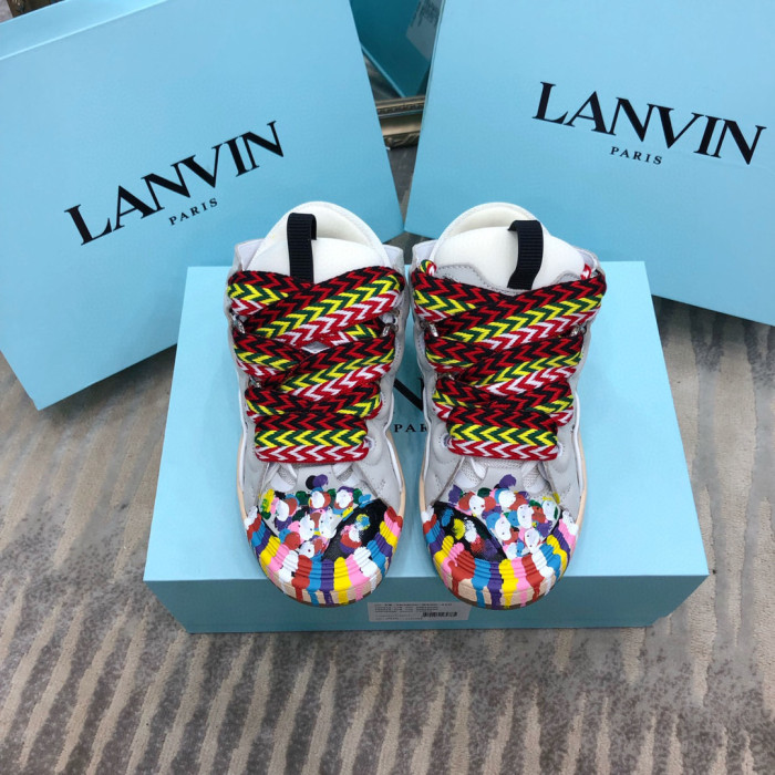 Lanvin Leather Curb Shoes