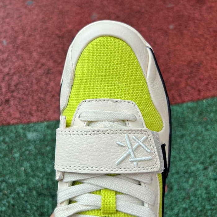 Air Jordan Jumpman Jack TR Travis Scott Beige fluorescent green