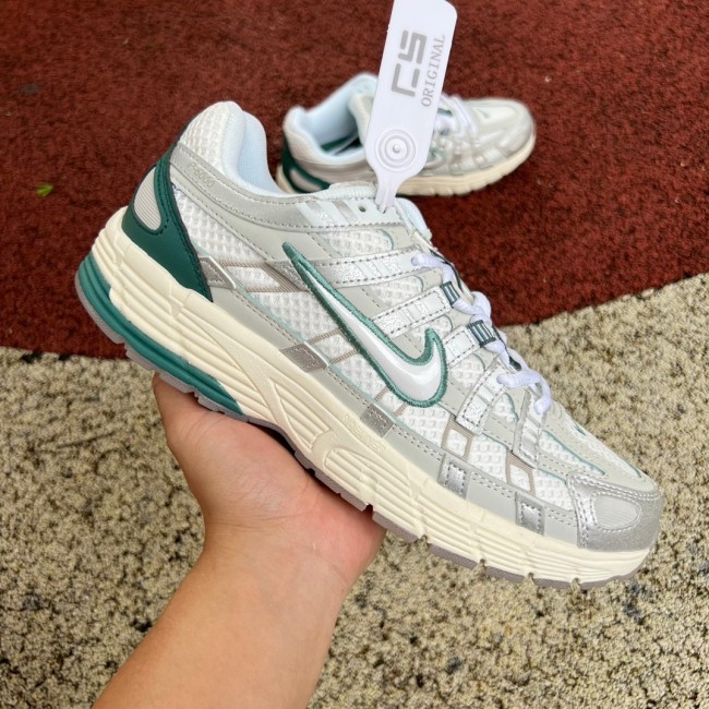 Nike P-6000 Premium Light Bone Bicoastal Green