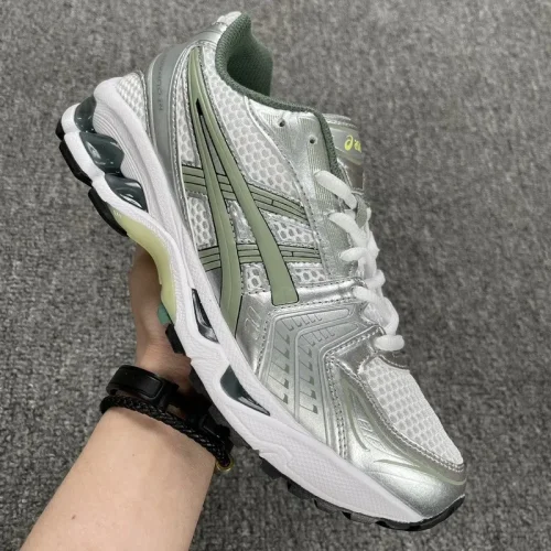 ASICS Gel-Kayano 14 White Pure Silver Slate Grey Sage