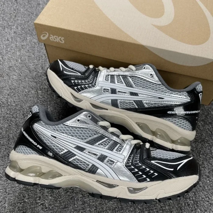 ASICS Gel-Kayano 14 Black Glacier Grey Silver