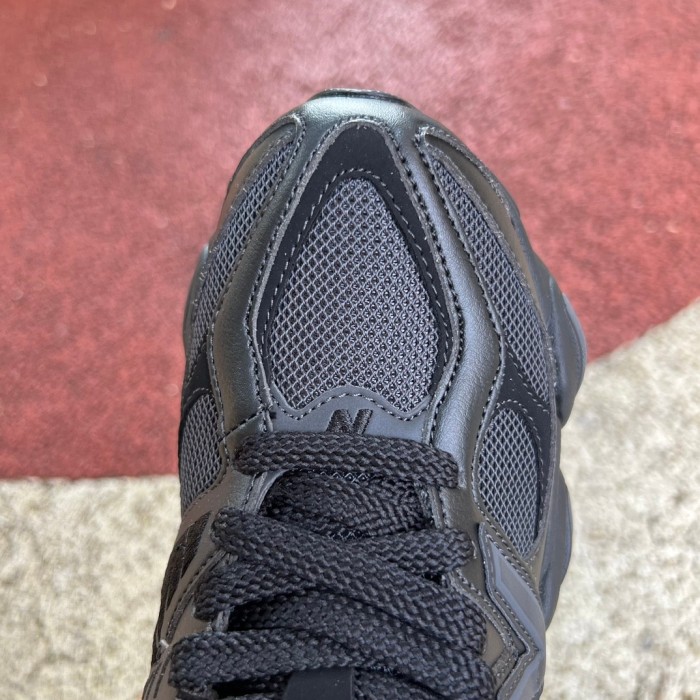 New Balance 9060 Triple Black Leather