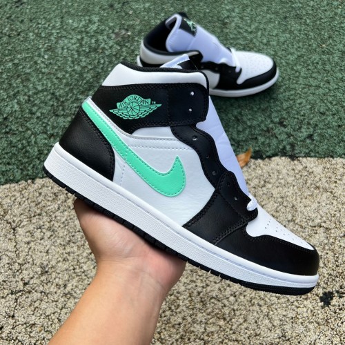 Air Jordan 1 Mid Green Glow