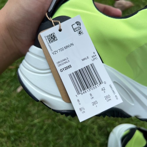 adidas Yeezy Boost 700 MNVN Laceless Phosphor